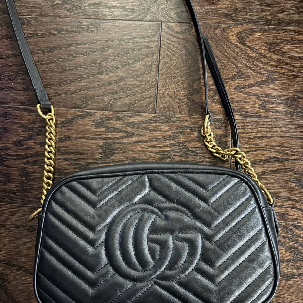 Black Quilted Shoulder Bag